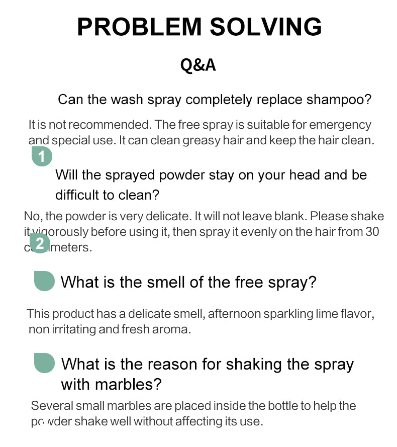 Champú en seco spray para cabello graso – Control de grasa, limpieza rápida y frescor inmediato